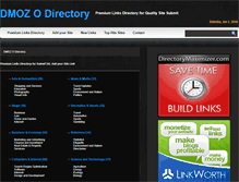 Tablet Screenshot of dmozo.org
